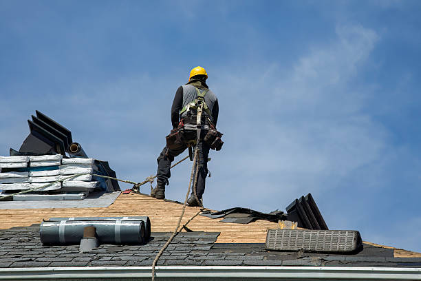 Professional Flat Roof Repair technician working in Garner, NC